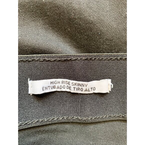 Ava & Viv Womens High-Rise Skinny Jeans Black Denim Plus Size 26 - Picture 10 of 12